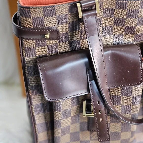 #00090-0042 LOUIS VUITTON DAMIER EBENE UZES TOTE BAG - Picture 6 of 11